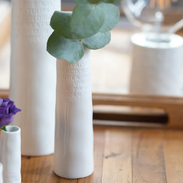 White porcelain vase Räder Room Poetry 17 cm