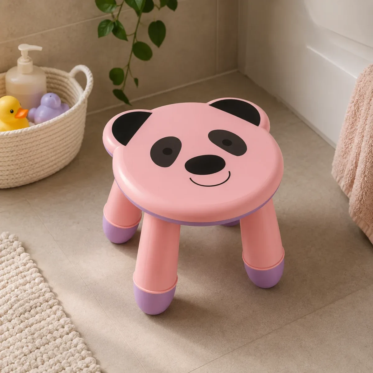 Kids Step Stool — Lightweight Non-Slip Footstool for Toddlers