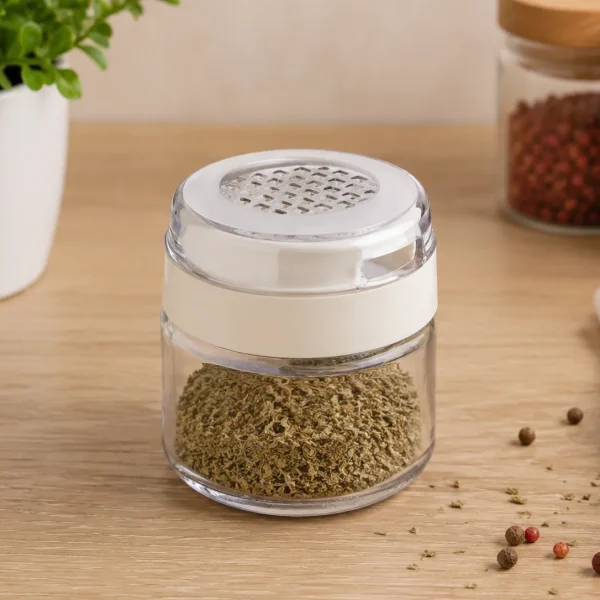 Grater Jar 300ml – Storage Container with Built-In Grater Lid