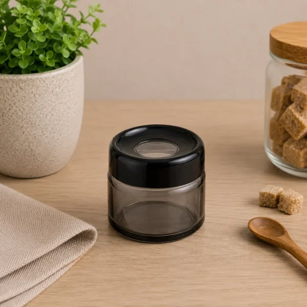 Black Pearl Storage Jar 300ml with Airtight Lid