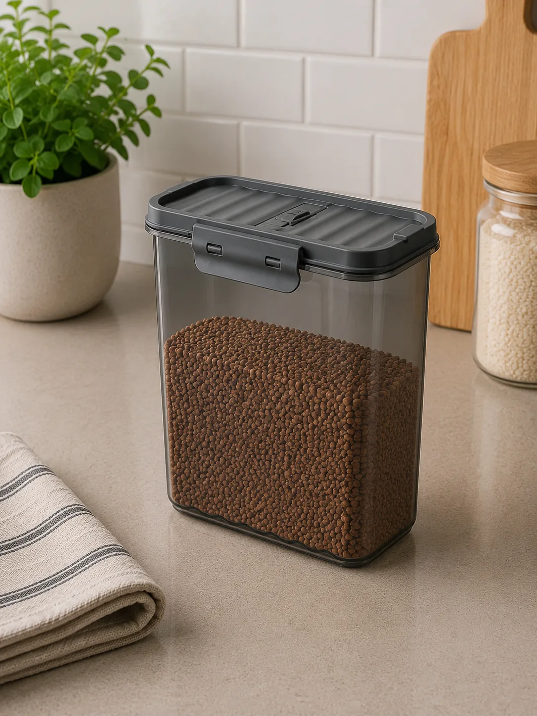Food Storage Container Qlife 1.5L with Airtight Lid