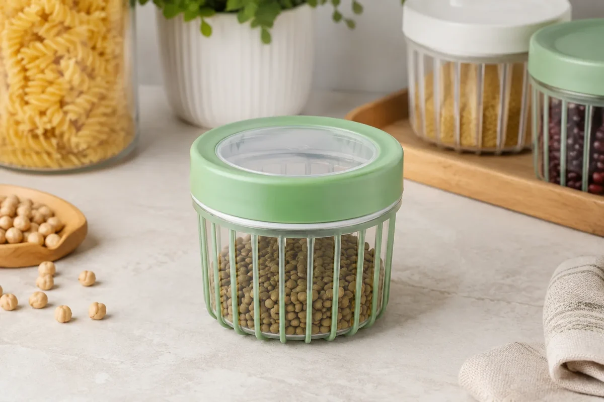 Airtight Food Storage Container 0.5L with Sealed Lid