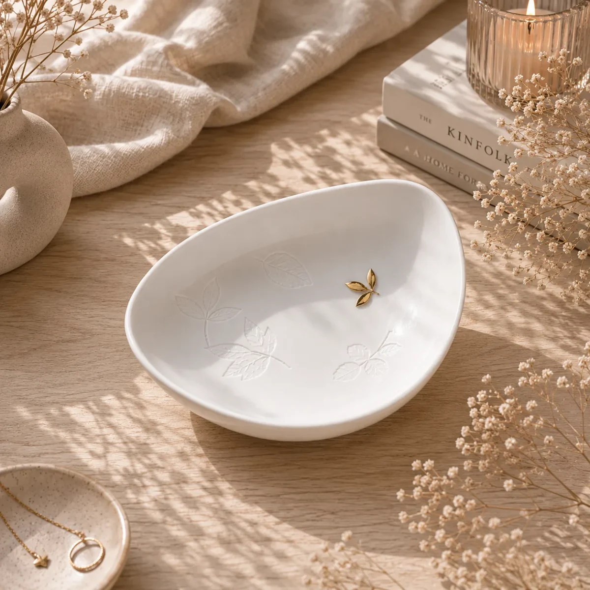 Bowl "Leaf" Porcelain stories Räder