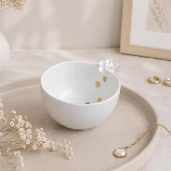 Bowl "Flower" Porcelain stories 9 cm