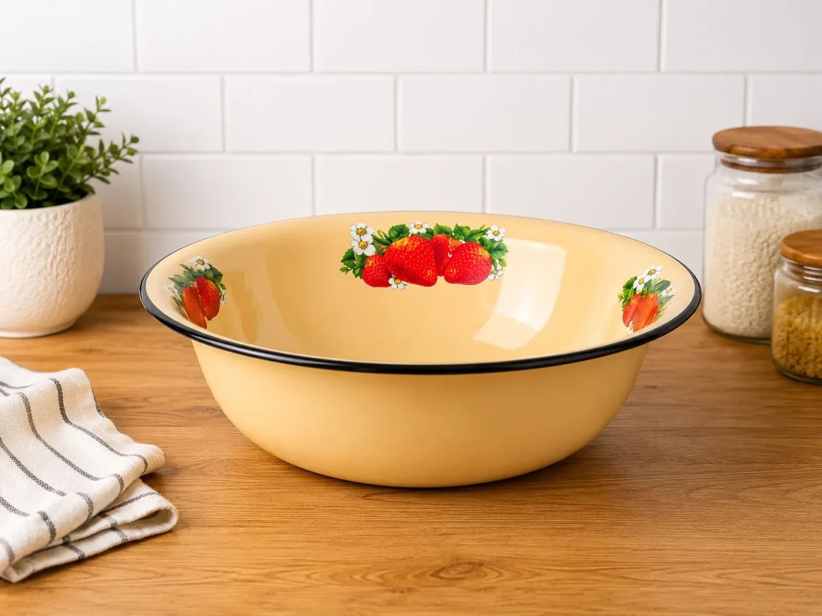 Enamel Basin 12L
