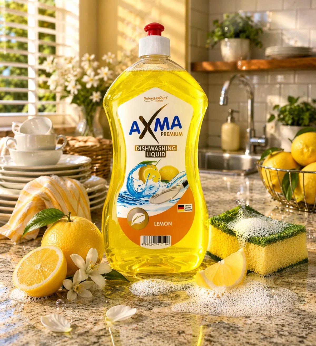 Dishwashing Liquid AXMA Premium Lemon 520g