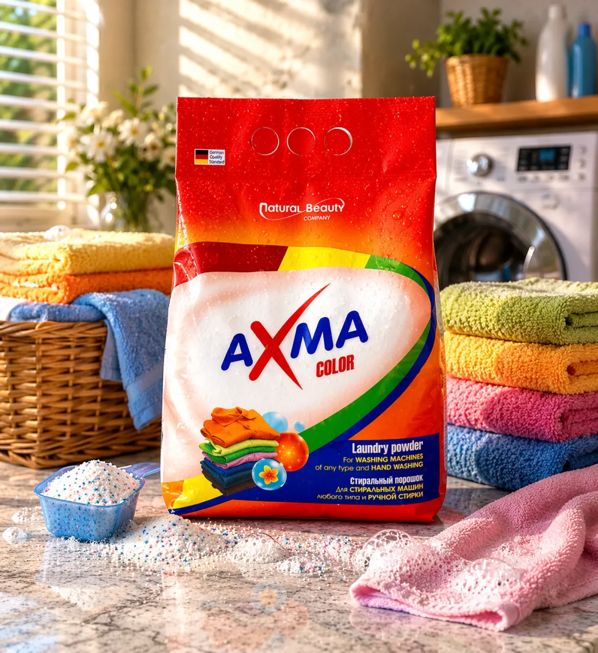 АХМА laundry powder (2 kg) color