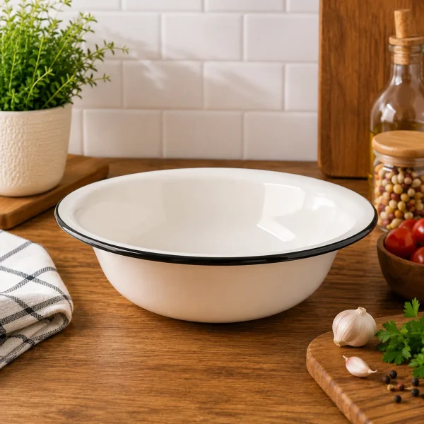 Enamel basin 9 l
