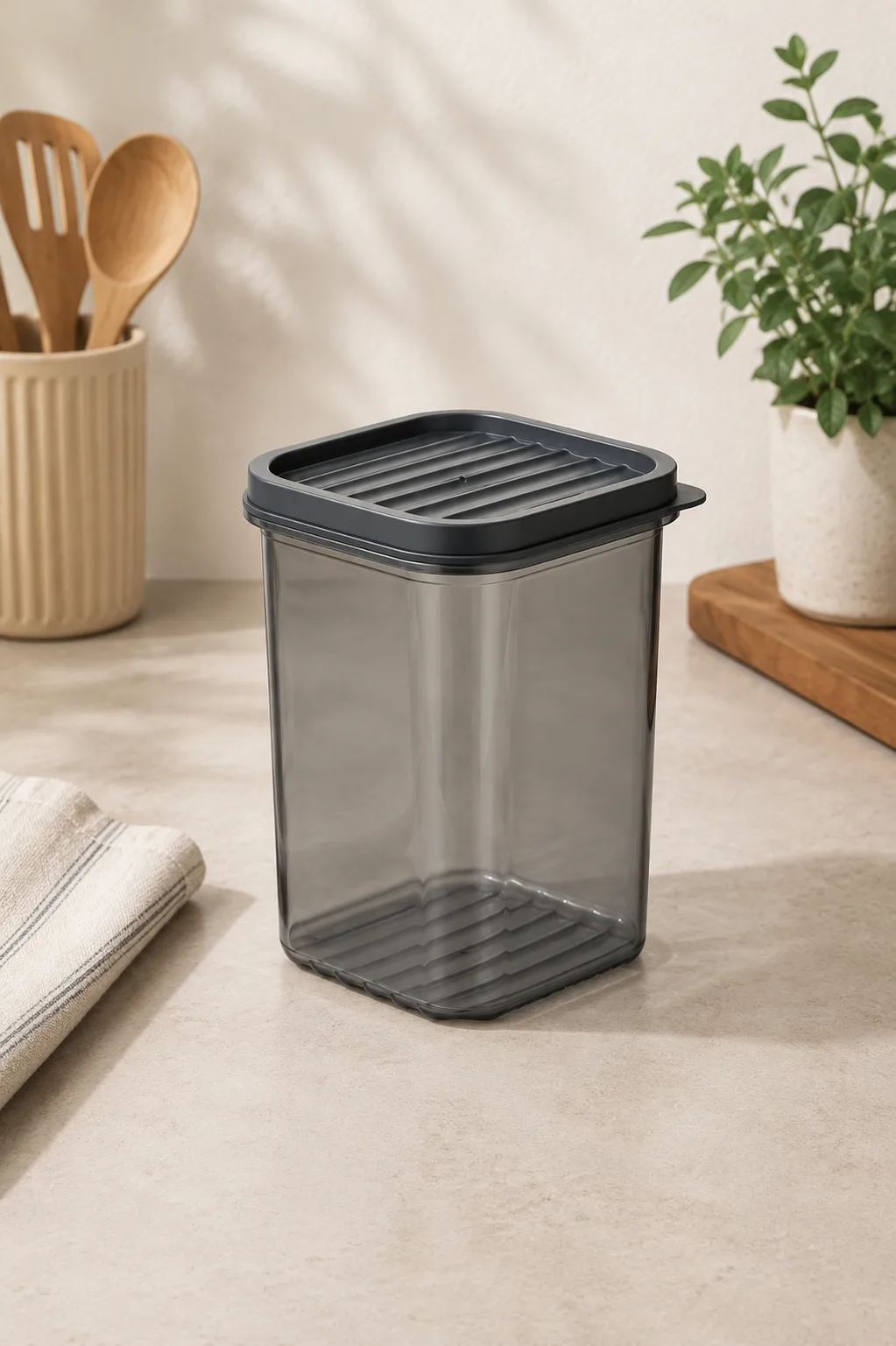 Контейнер для сухих продуктов Quick 1,4 л тёмный