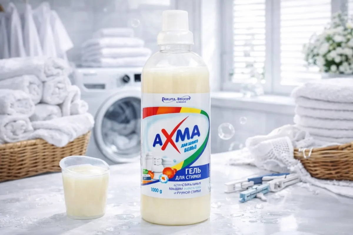 Гель для стирки белого белья AXMA 1 кг
