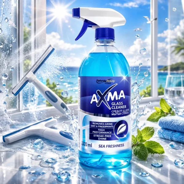Средство для стекол AXMA Морская свежесть 1 л