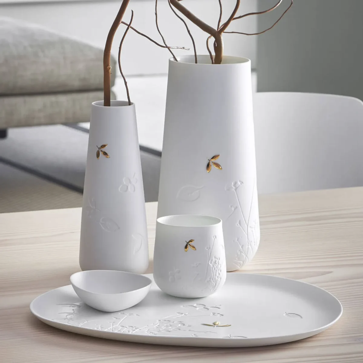 Ваза "Leaf" малая Porcelain stories 21/8 см