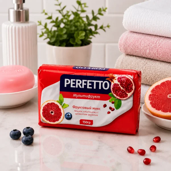 Туалетное мыло Perfetto 150 г Multifruit
