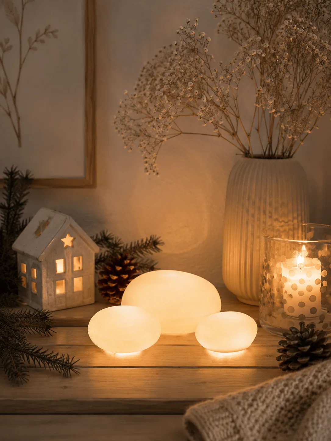 Dekoratiivne LED kivide komplekt 3 tk Wondergarden Räder